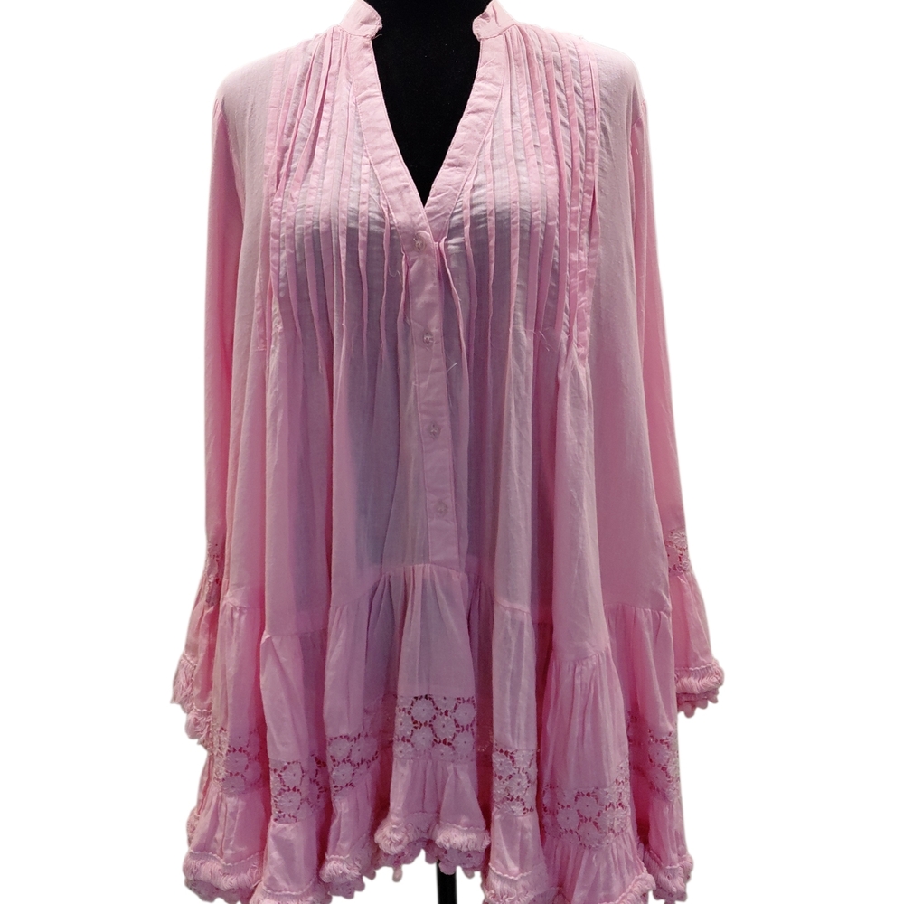 "Amtica Santoria" Womens "One Size" Elegant Pink High Low Women's Dress or...